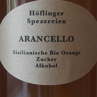 Höflinger Spezereien 2017, Höflinger Arancello - Sizilianische Bio Orange
