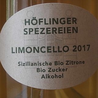 Höflinger Spezereien 2017, Höflinger Limoncello - Sizilianische Bio Zitrone