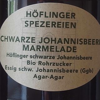 Höflinger Spezereien 2017, Höflinger schwarze Johannisbeere
