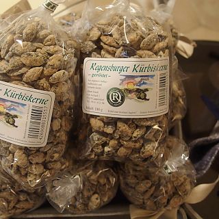 Höflinger Spezereien 2017, Gut Aschau, Kürbiskerne geröstet und gezuckert